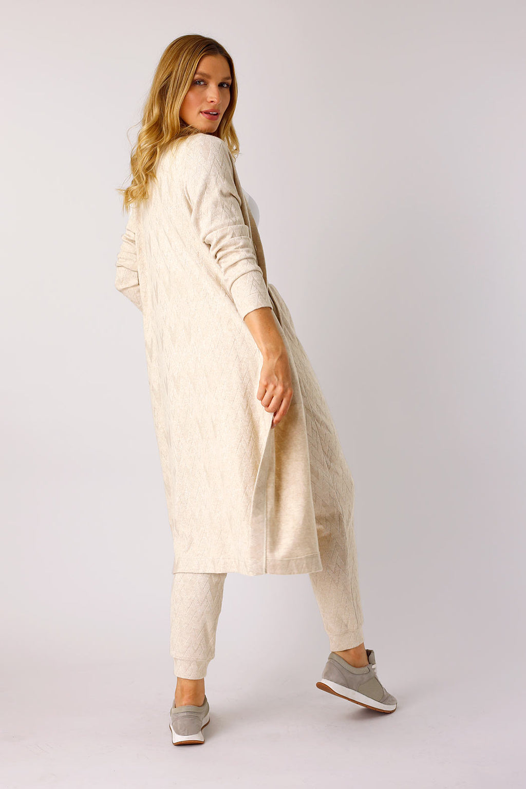 Oatmeal Luxury Woolly Sleek Cardi - FINAL SALE