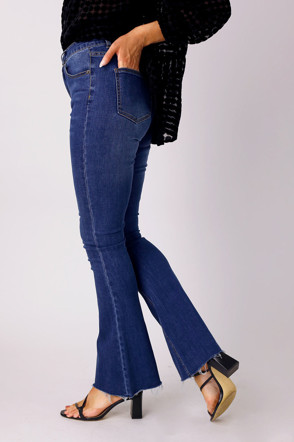 Mid Denim Flare Jean - SALE