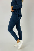 Blue Denim Slouch Pants - FINAL SALE