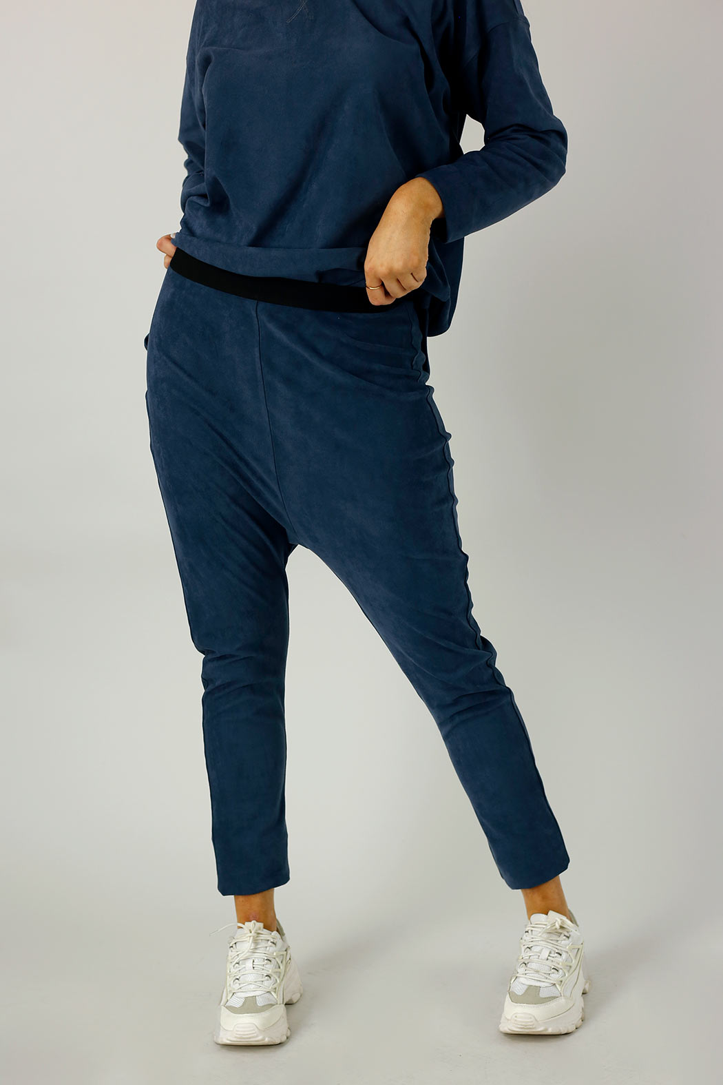 Blue Denim Slouch Pants - FINAL SALE