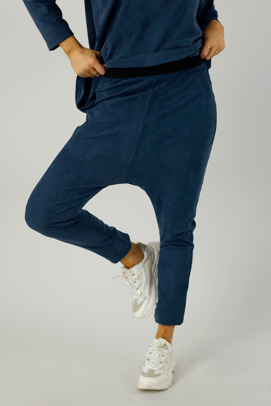 Blue Denim Slouch Pants - FINAL SALE