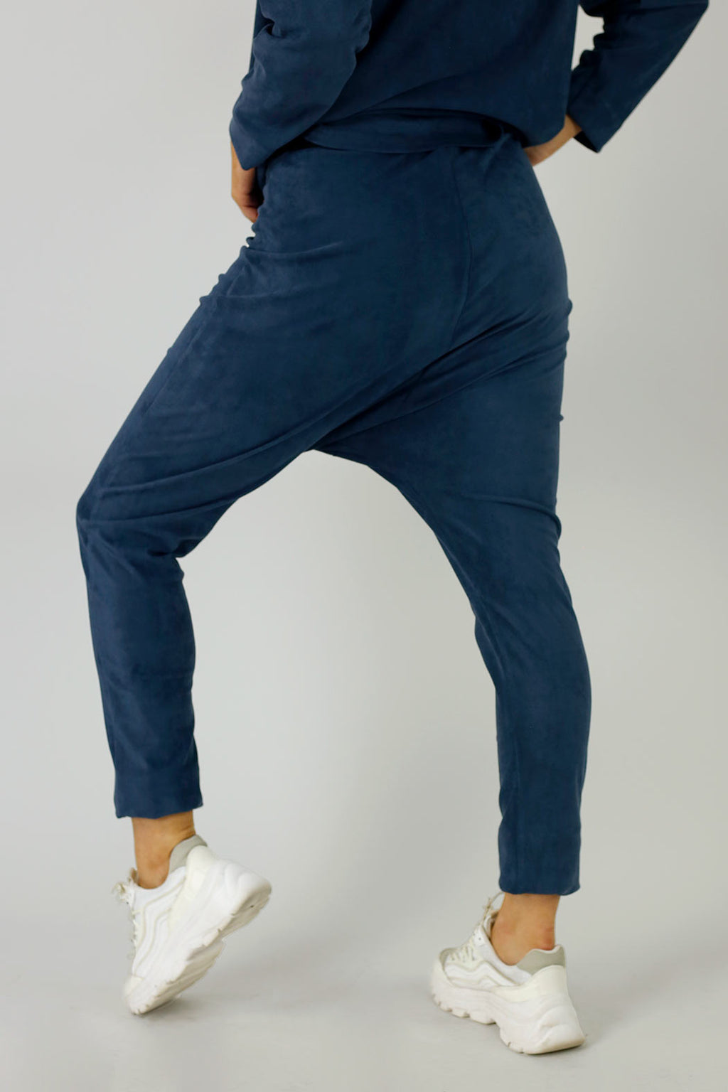 Blue Denim Slouch Pants - FINAL SALE