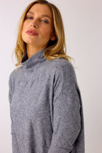 Grey Textured Valentina Jumper - FINAL SALE