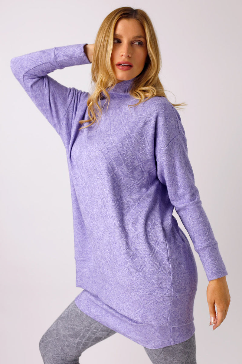 Lilac Textured Valentina Jumper - FINAL SALE