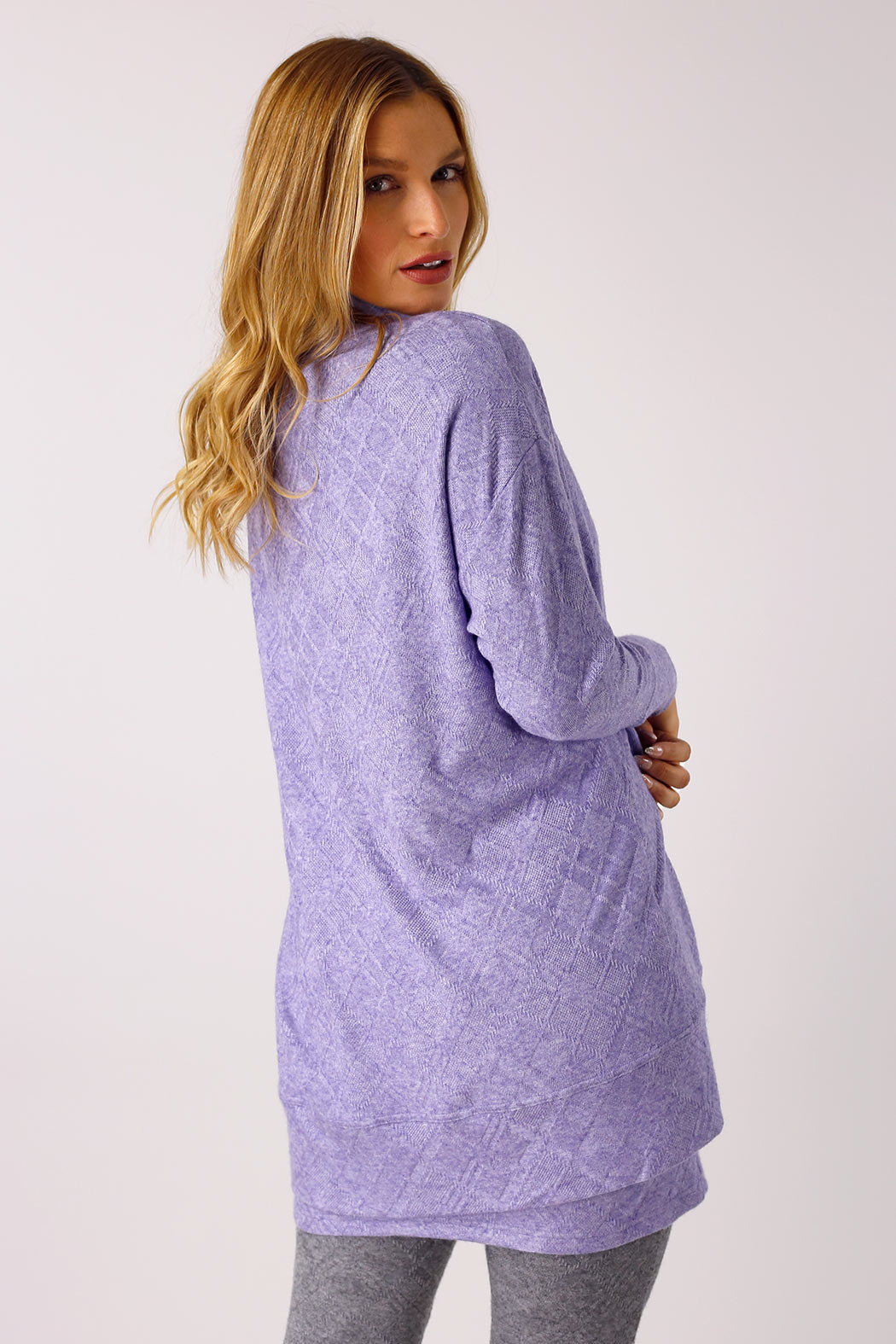 Lilac Textured Valentina Jumper - FINAL SALE