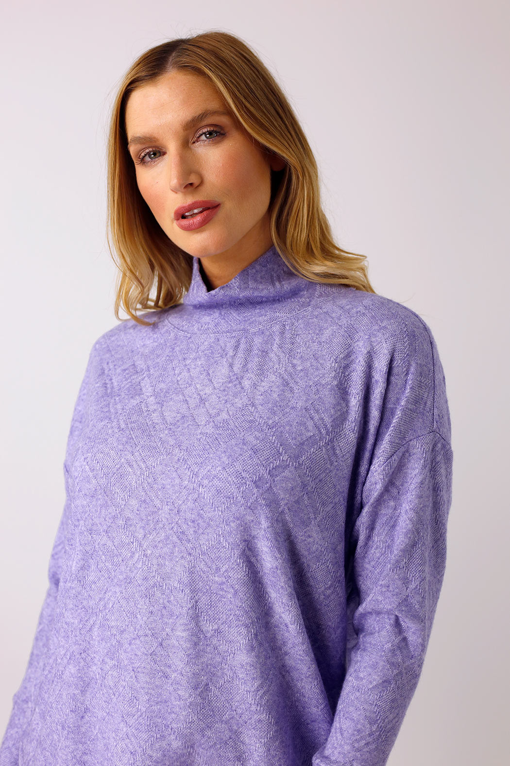 Lilac Textured Valentina Jumper - FINAL SALE
