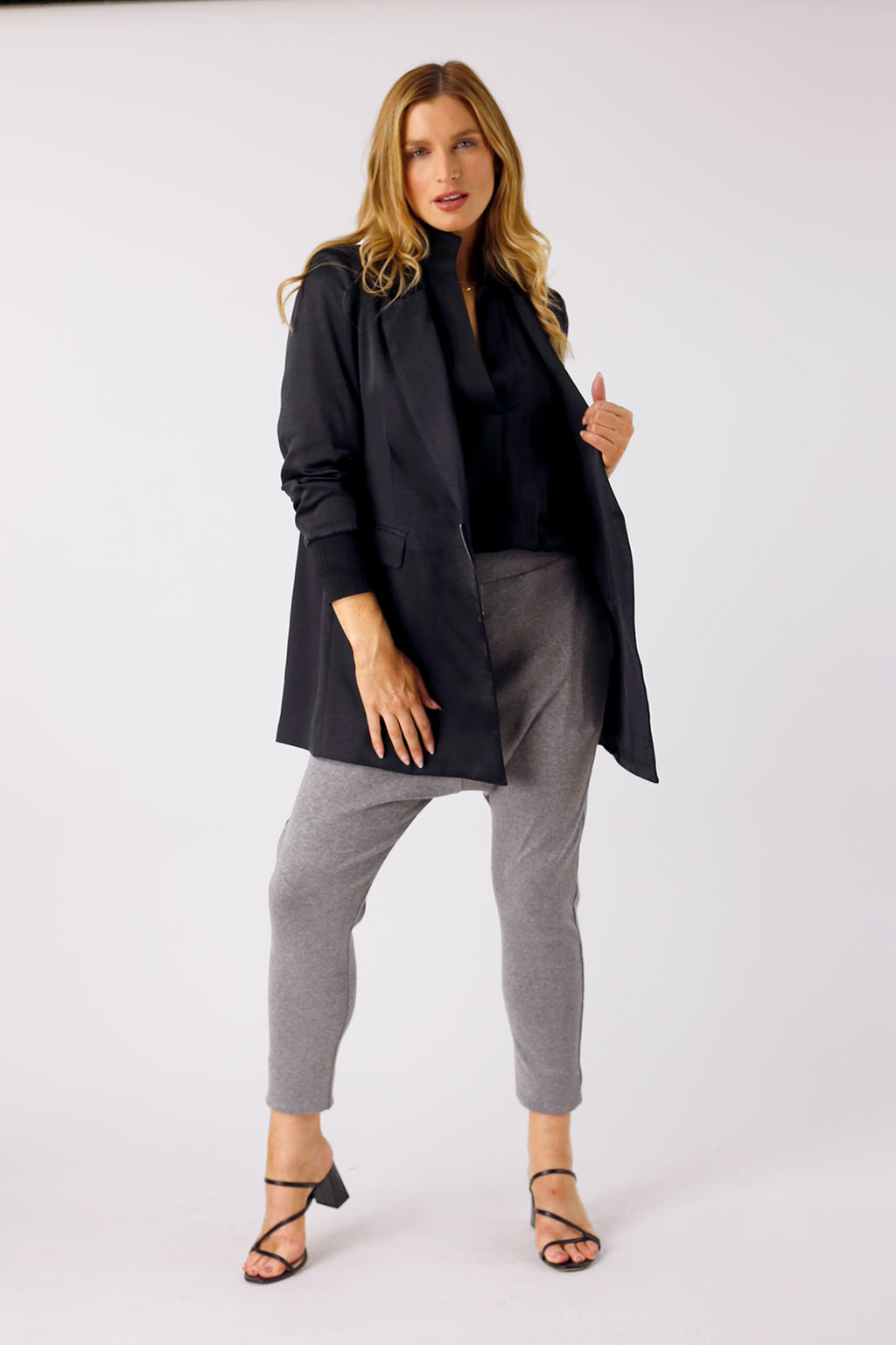 Grey Woolly Droppie - FINAL SALE