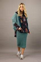 Black Bridle Silky Boyfriend Shirt - SALE