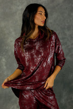 Red Slouch Hoodie - FINAL SALE