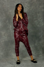 Red Slouch Hoodie - FINAL SALE