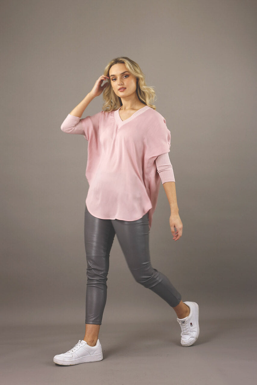 Pink Seta Combo Top - SALE