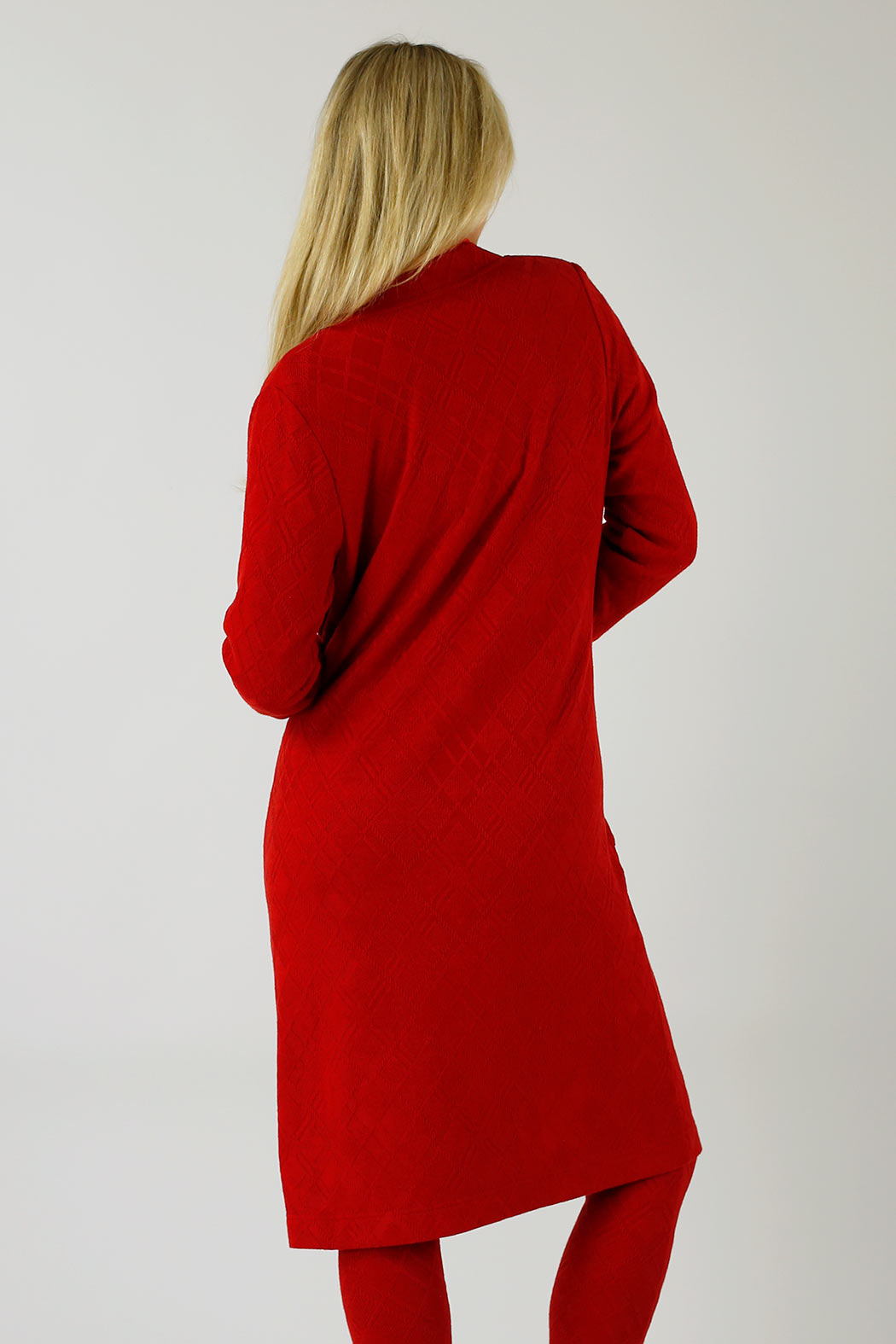 Red Luxury Sleek Cardi - FINAL SALE
