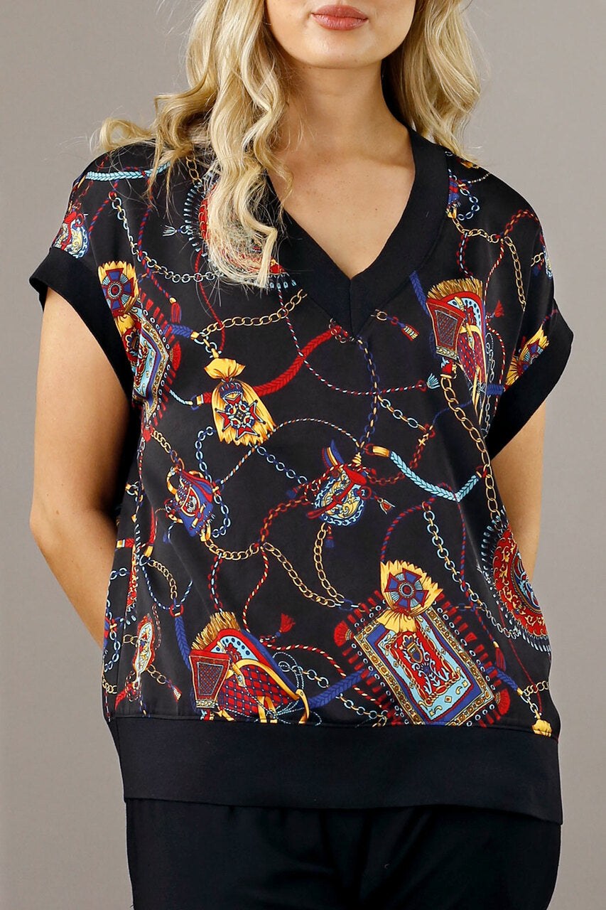 Black Bridle Polo Vest - SALE