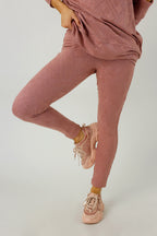 Rose Woolly Leggings - FINAL SALE