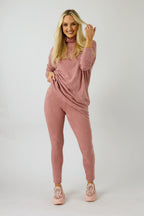Rose Woolly Leggings - FINAL SALE