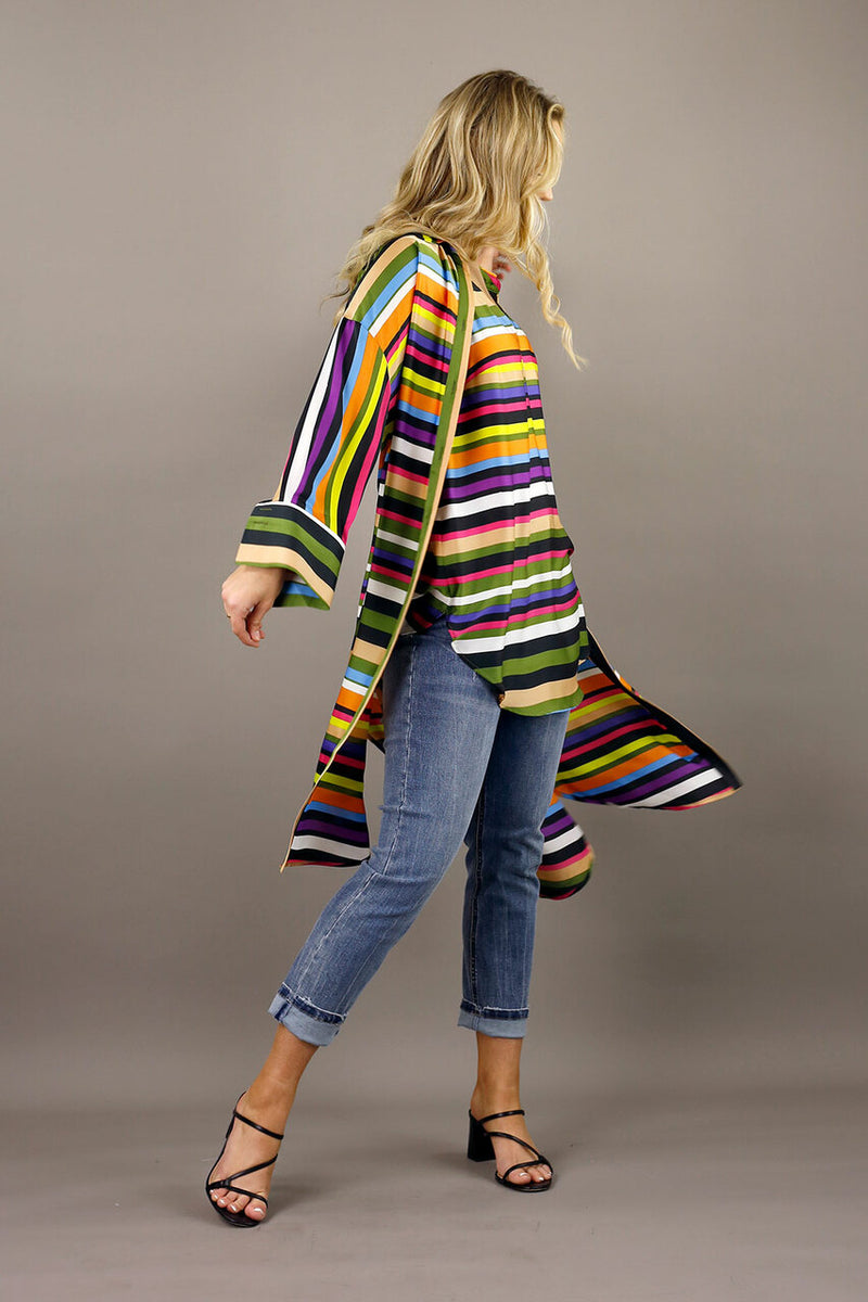 Colour Stripe Silky Effortless Cami - SALE