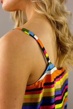 Colour Stripe Silky Effortless Cami - SALE