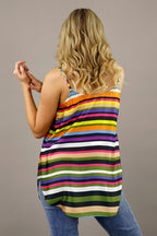 Colour Stripe Silky Effortless Cami - SALE