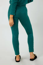 Teal Woolly Leggings - FINAL SALE