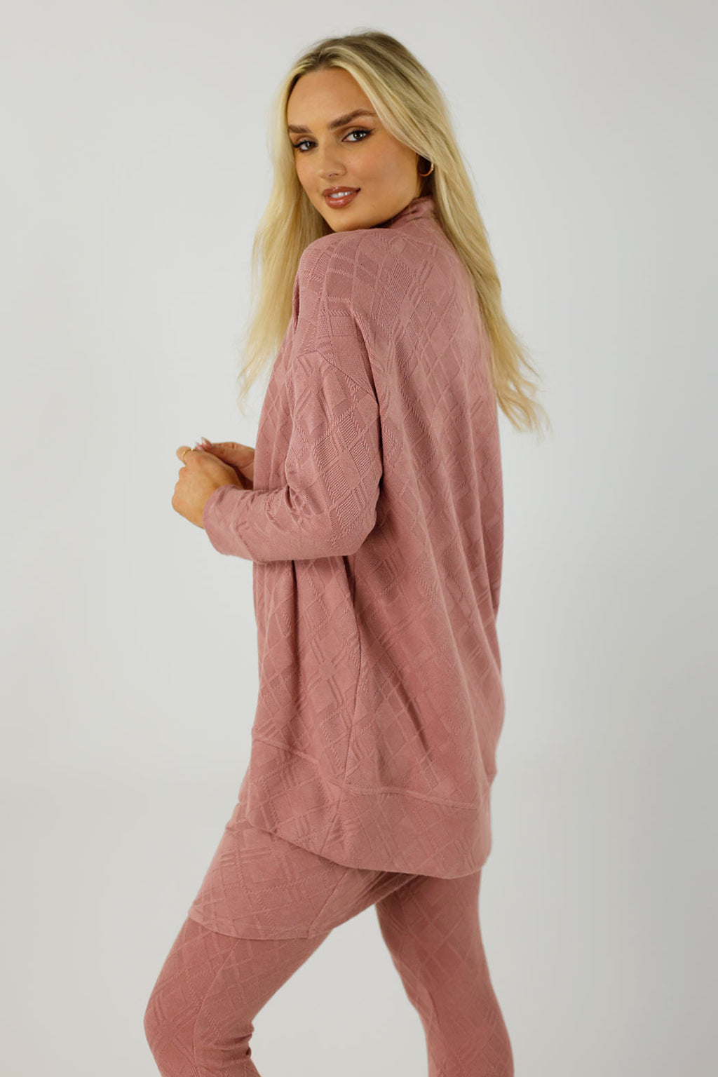 Rose Textured Valentina Jumper- FINAL SALE