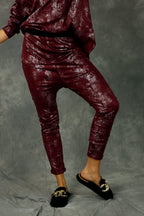 Red Slouch Pants - FINAL SALE