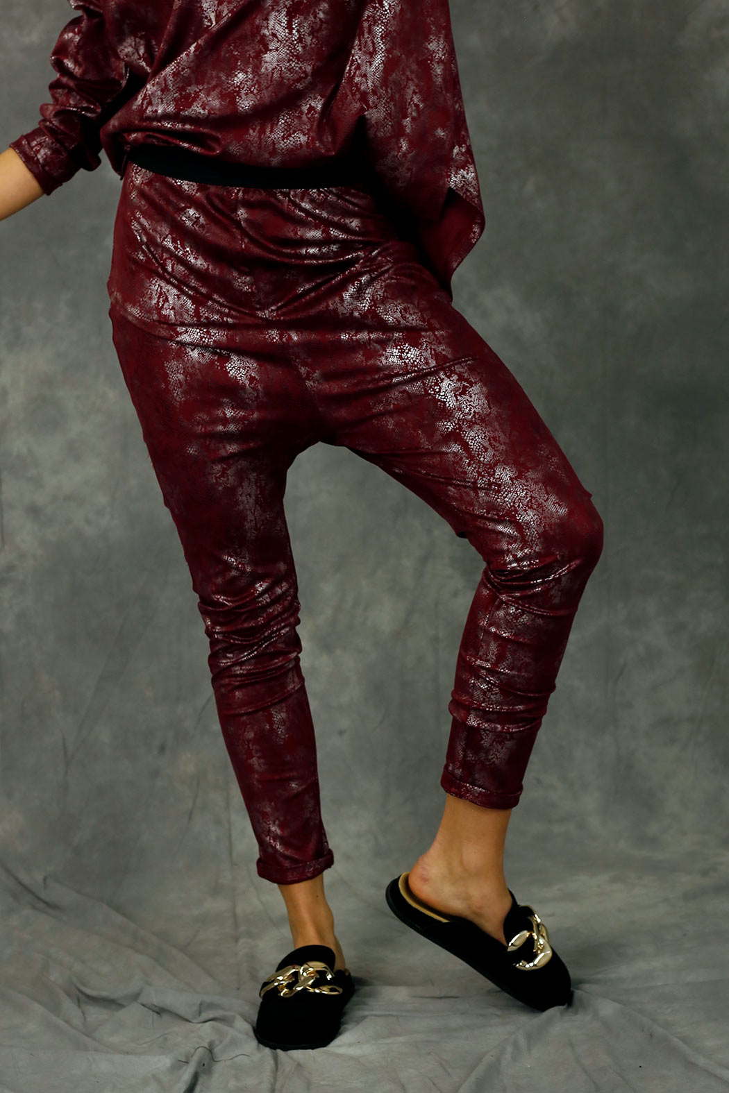 Red Slouch Pants - FINAL SALE