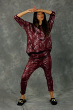 Red Slouch Pants - FINAL SALE
