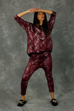 Red Slouch Hoodie - FINAL SALE