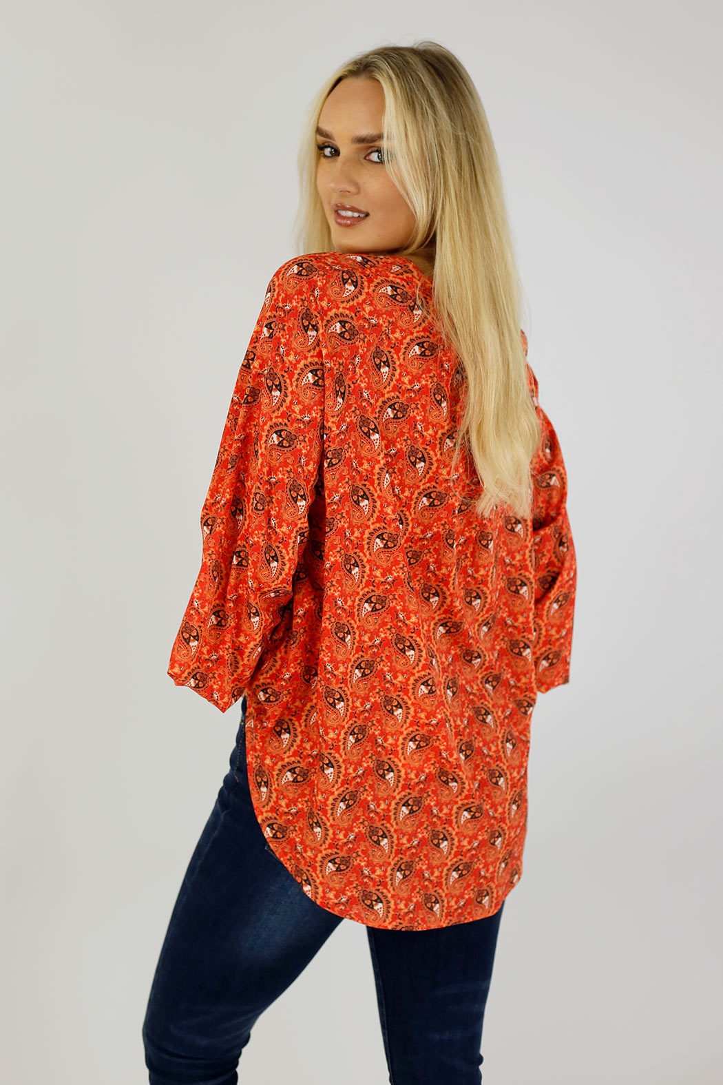 Orange Amilia Shirt