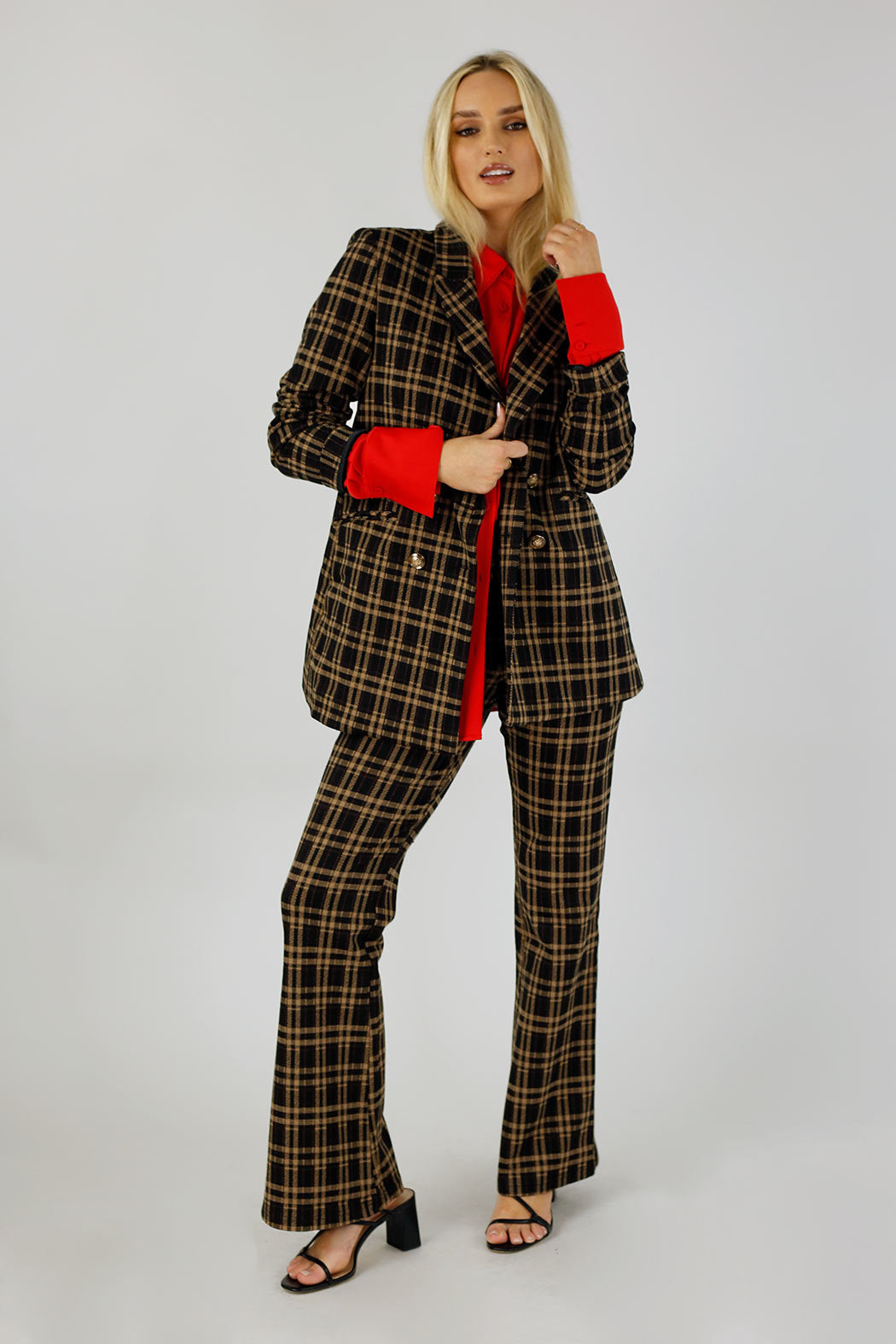 Red Satin Asana Shirt - SALE