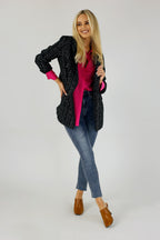 Hot Pink Satin Asana Shirt - SALE