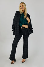 Teal Satin Asana Shirt - SALE