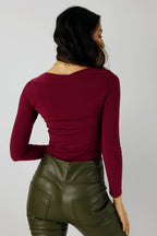 Claret Superior Jersey Under Top - SALE