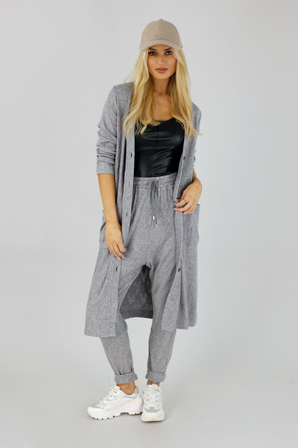 Grey Diamond Woolly Lounge Pant - FINAL SALE
