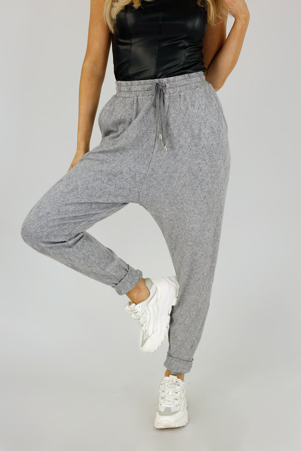 Grey Diamond Woolly Lounge Pant - FINAL SALE