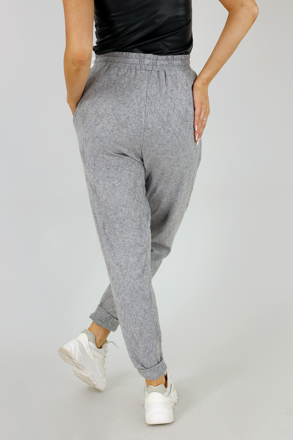 Grey Diamond Woolly Lounge Pant - FINAL SALE
