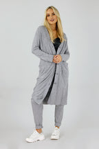 Grey Luxury Sleek Cardi - FINAL SALE