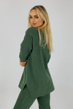 Green Lush Slouch Jumper - FINAL SALE