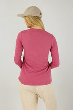 Pink Lush V Neck Top - FINAL SALE
