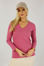 Pink Lush V Neck Top - FINAL SALE