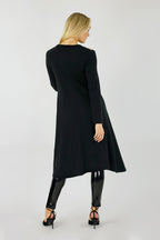 Black Keyhole Swing Dress - SALE