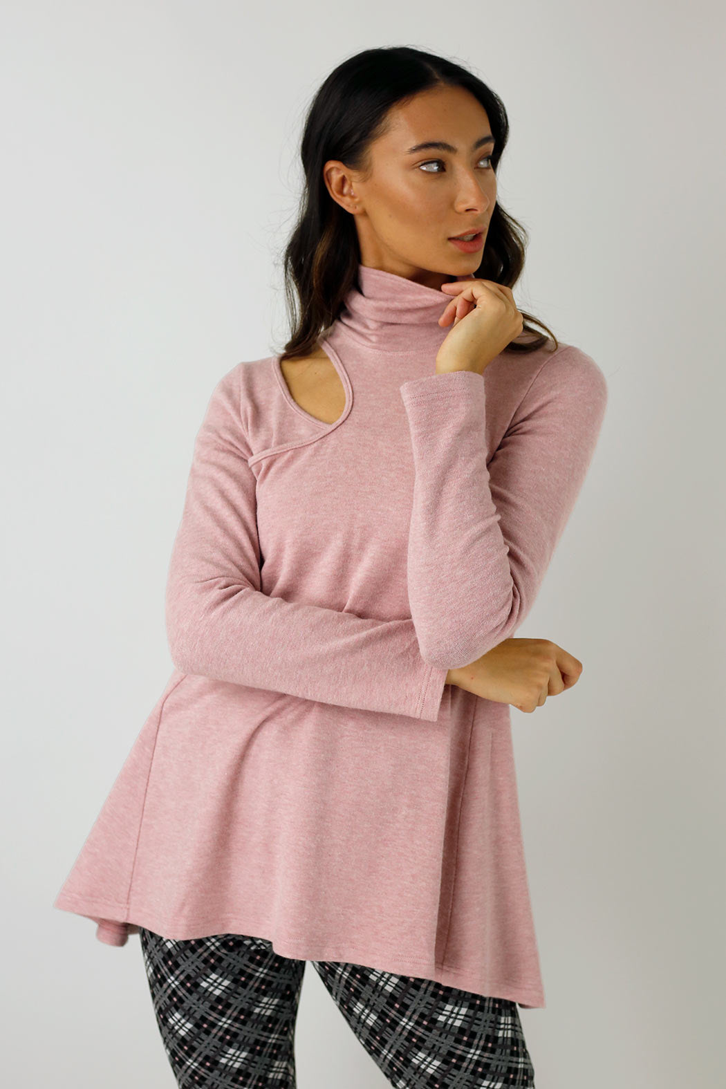Pink Keyhole Swing Top - FINAL SALE