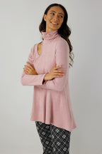 Pink Keyhole Swing Top - FINAL SALE