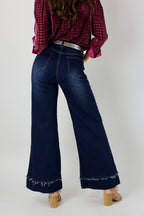 Dark Denim Wide Leg Jean - FINAL SALE