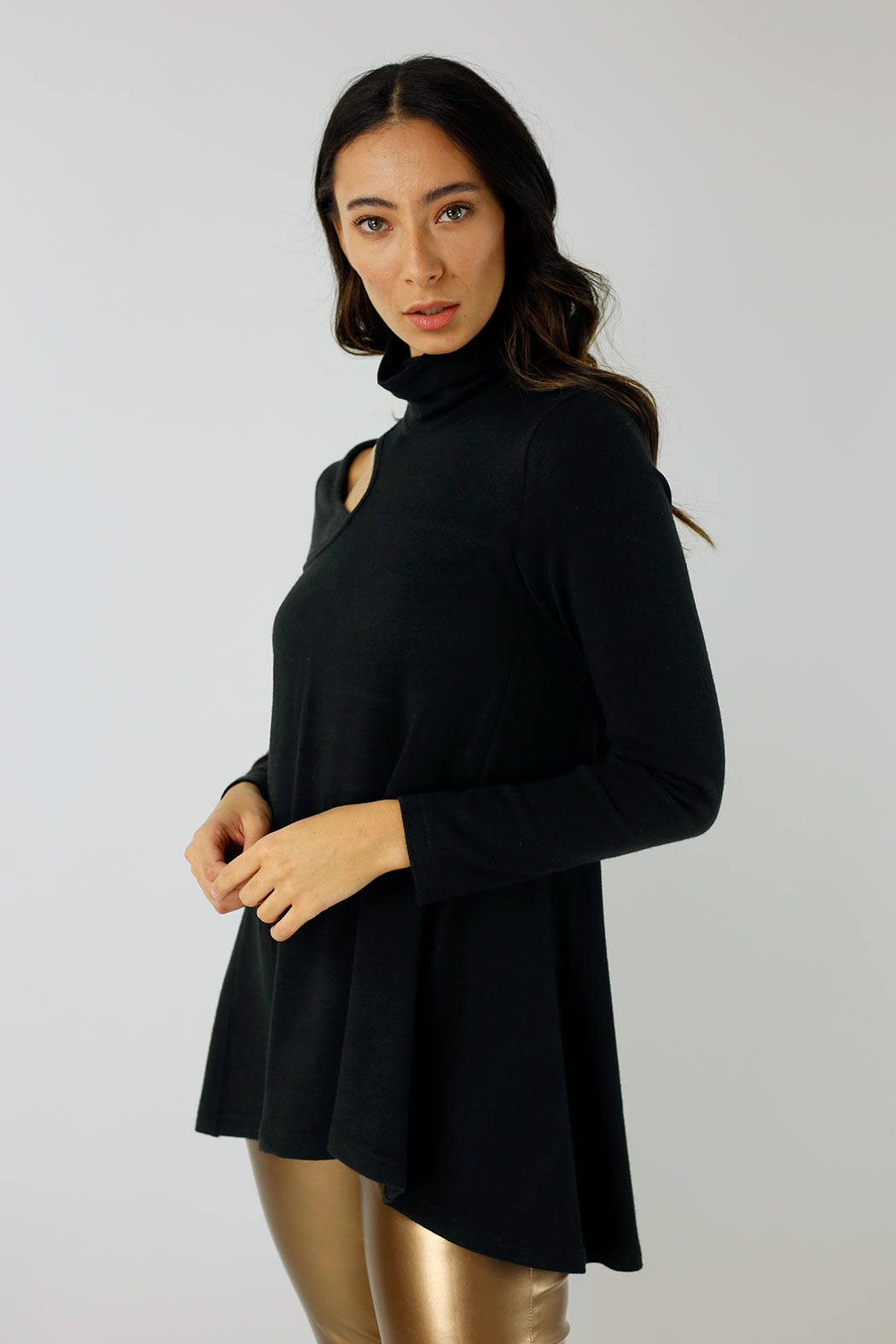 Black Keyhole Swing Top - SALE