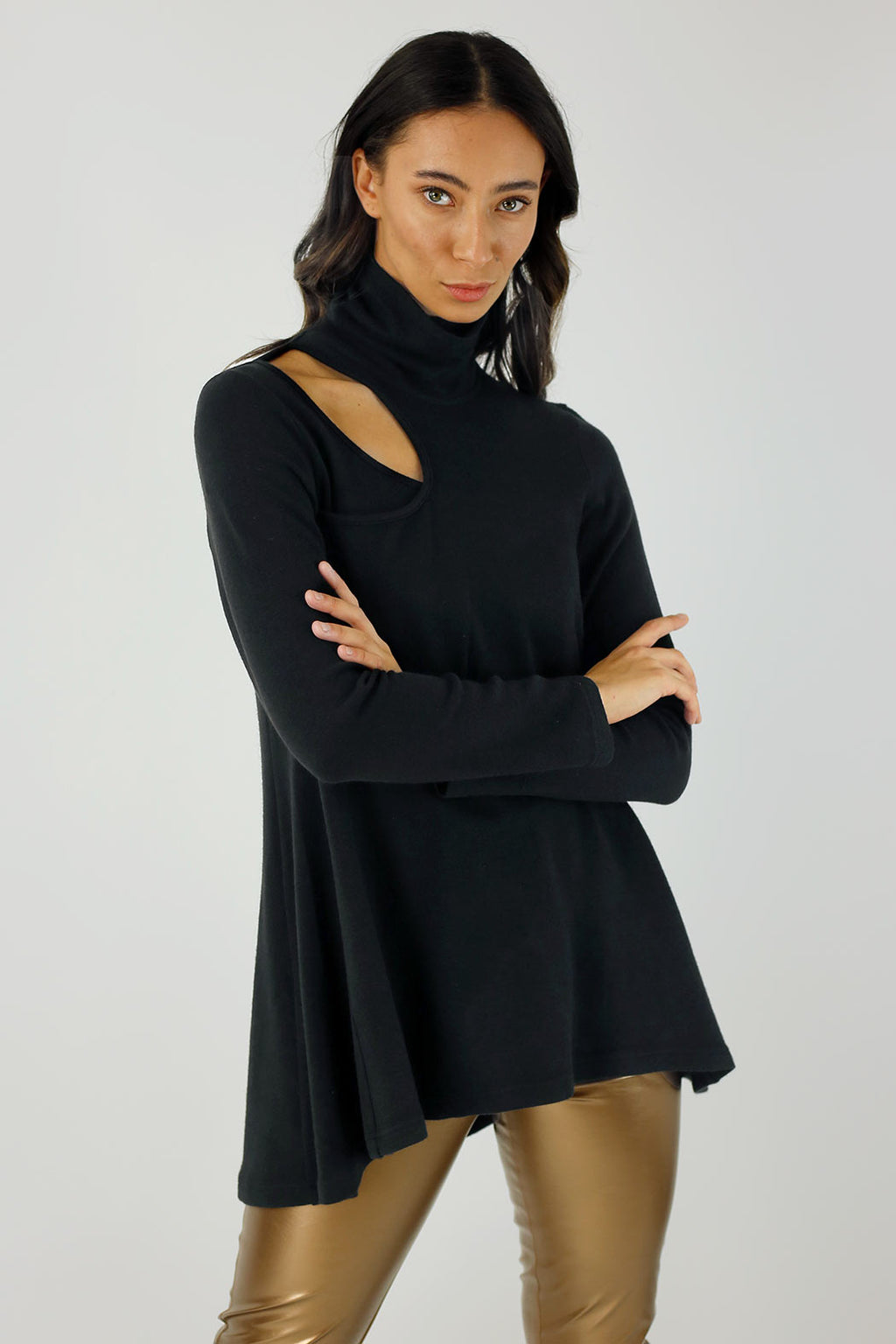 Black Keyhole Swing Top - SALE