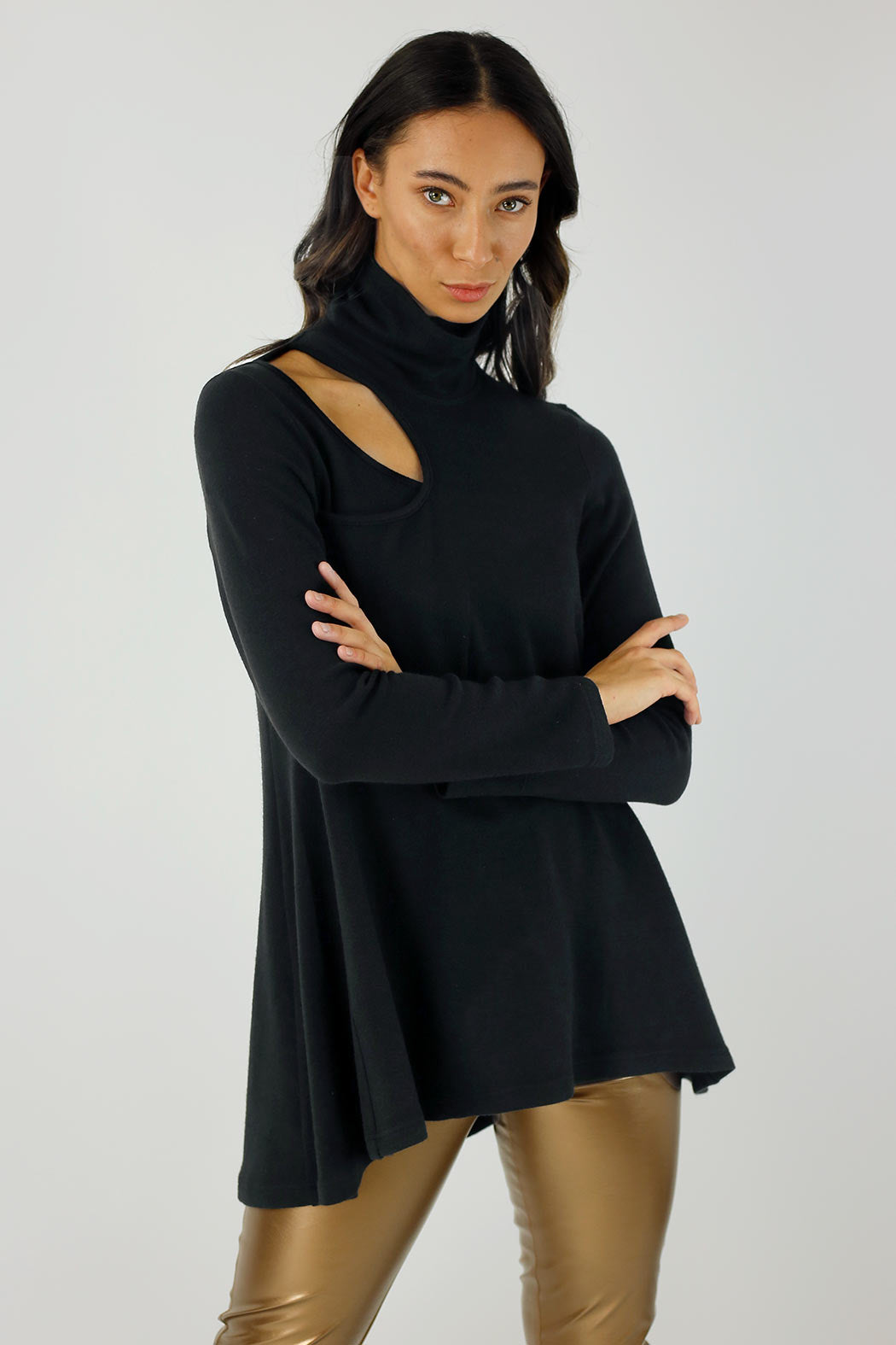 Black Keyhole Swing Top - SALE