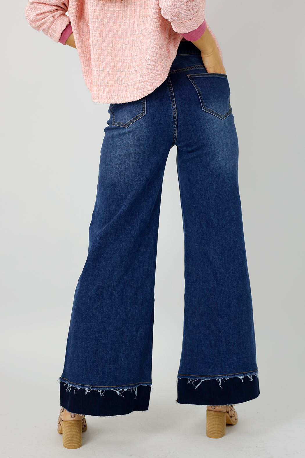 Mid Denim Wide Leg Jean - FINAL SALE