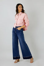 Mid Denim Wide Leg Jean - FINAL SALE