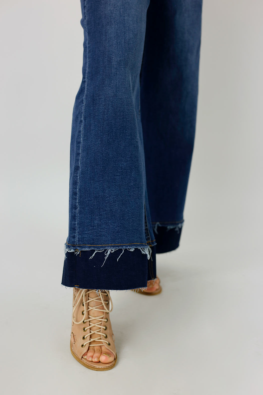 Mid Denim Wide Leg Jean - FINAL SALE